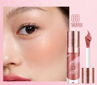 Liquid Blush Face Blusher Moisturizing Long Lasting Natural Silky Weightless Matte High Pigment Matte Blush