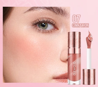 Liquid Blush Face Blusher Moisturizing Long Lasting Natural Silky Weightless Matte High Pigment Matte Blush