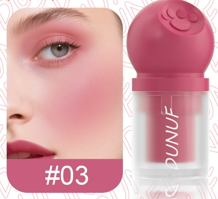 Creamy Cat Paw Blush Trio Buildable Pigment Long Lasting Natural Finish Vegan Cruelty Free Makeup Essential