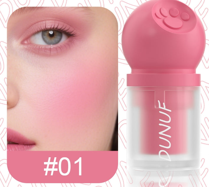 Creamy Cat Paw Blush Trio Buildable Pigment Long Lasting Natural Finish Vegan Cruelty Free Makeup Essential