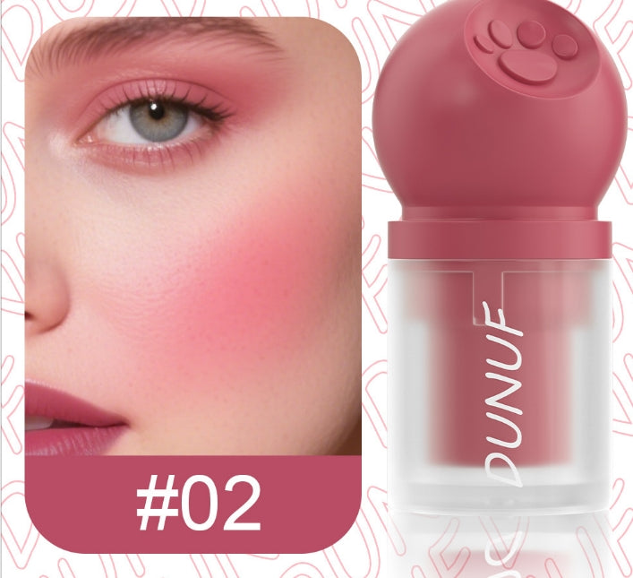 Creamy Cat Paw Blush Trio Buildable Pigment Long Lasting Natural Finish Vegan Cruelty Free Makeup Essential