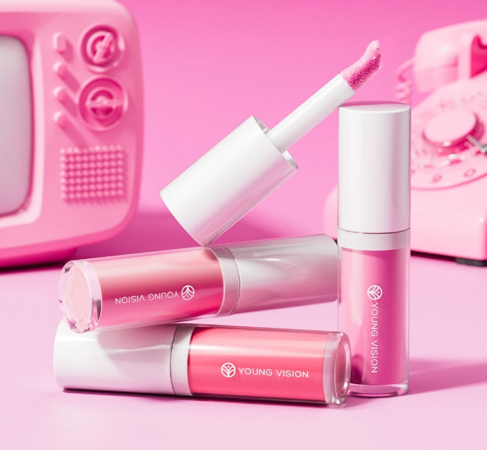 3 Colors Lightweight Moisturizing Liquid Blush for Lips & Cheeks Highlighting & Color Showing Blush