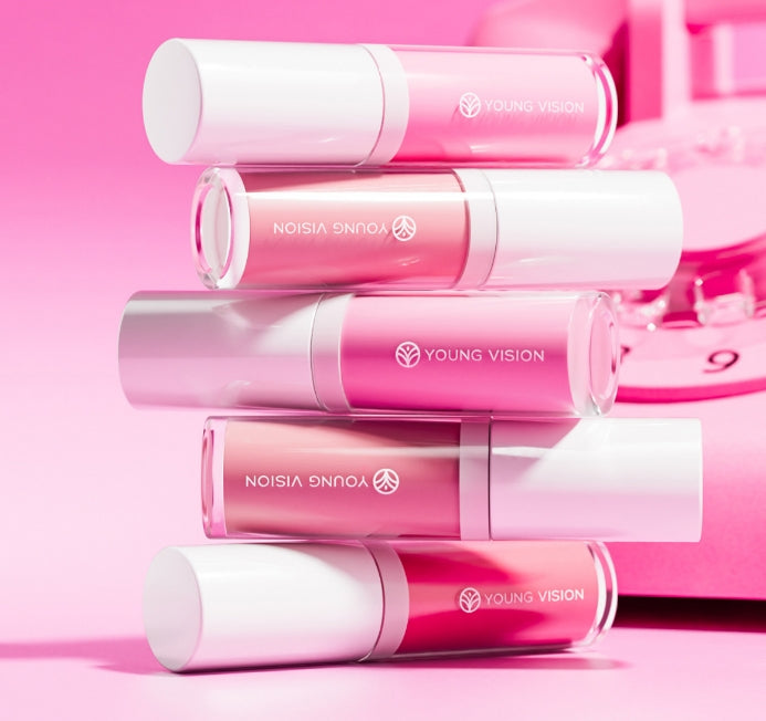 3 Colors Lightweight Moisturizing Liquid Blush for Lips & Cheeks Highlighting & Color Showing Blush