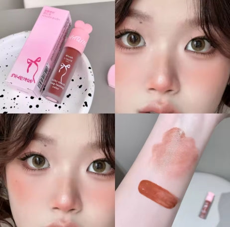 Liquid Blush Natural Low Saturation Water Light Sponge Brush Head Multi-purpose Blush Liquid