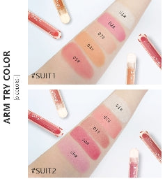 Multifunctional soft matte blush 9 colors available  natural contour blush stick