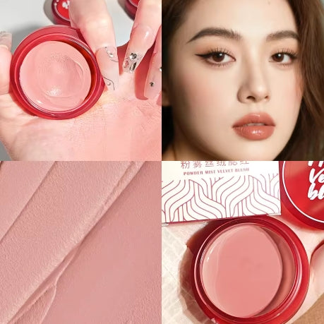 Swan velvet blush - waterproof  brightening  cream formula  long-lasting multi-purpose for lips cheeks and eyes  4 shades