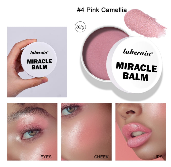 Multi Glow Balm Cream Blush for Cheeks Blush Balm Face Makeup Radiant Finish Hydrating Creamy Lightweight Cosmetic