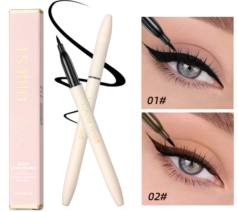 Ultra Fine Eyeliner Pencil Liquid Eye Liner Waterproof Smudgeproof Quick Drying 12 Hour Wear Eyeliner Easy