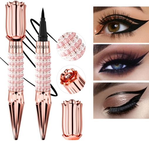 Liquid Eyeliner Pen Waterproof Black Long-Lasting Eye Liner Pencil Thick Quick-Dry Cosmetics Makeup Tool