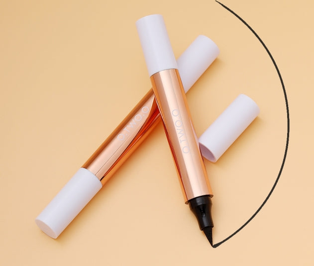 Eyeliner Stamp Black Liquid Eyeliner Pen Waterproof Fast Dry Double-ended Eye Liner Pencil Make-up for Women Cosmetics