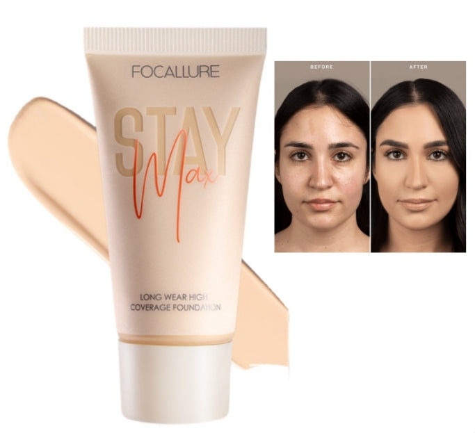 Waterproof Liquid Foundation Cream Full Coverage Oil-control Long-lasting Face Concealer Base Cosmetics
