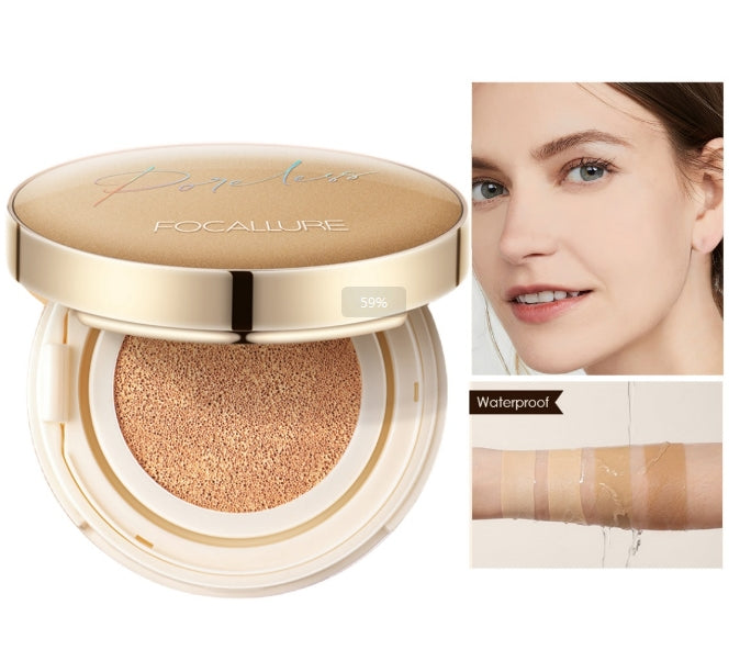 Foundation Air Cushion Waterproof Matte Base Poreless Full Coverage Face Cream Smooth Foundation Cosmetics