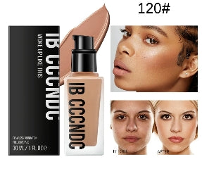 30ml Flawless Foundation Full Coverage Liquid Concealer Foundation For Light Dark Skin Tone Cover Pore Acne Makeup Waterproof