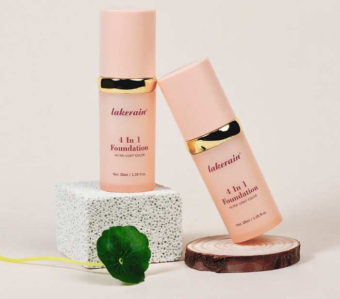 Color Changing Foundation 4 In 1 Moisturizer Longwearing Waterproof Concealer Even Skin Toning Sunscreen Spf 30 Whitening Makeup