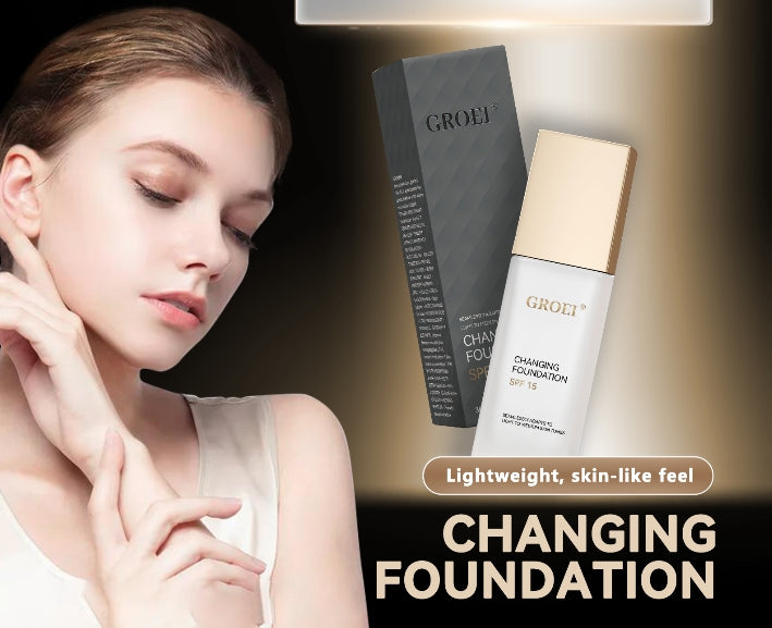 ﻿ Color Changing Foundation Moisturizer Oil-control Hydrating Color Longwearing Waterproof Travel Coverage make up Base