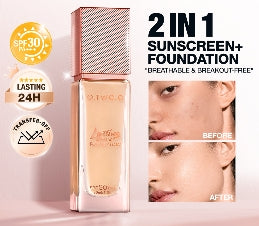 Liquid Coverage Foundation Cream Matte Moisturizing Oil-control Long-Lasting Waterproof Concealer Foundation Makeup