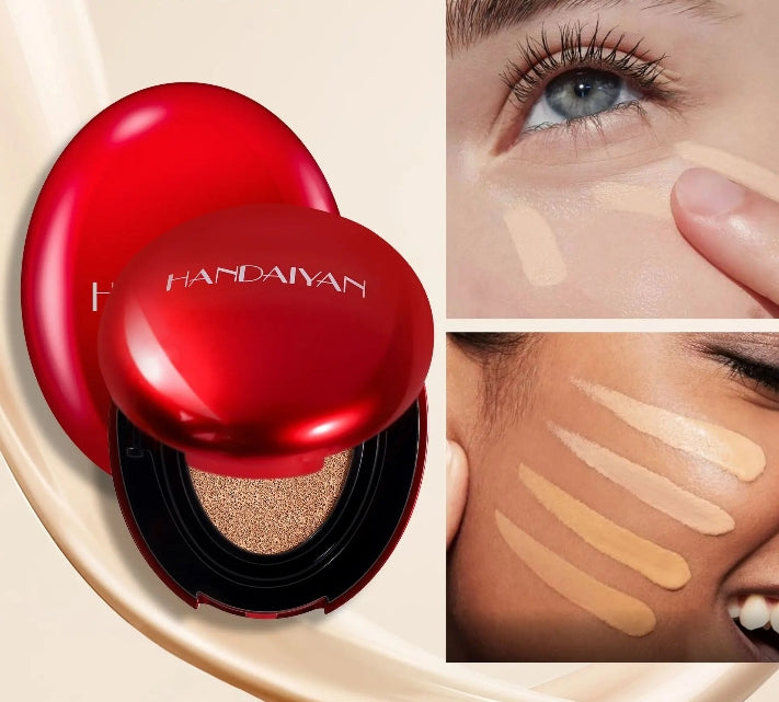 Air Cushion Full Coverage Waterproof Long-lasting Brighten Foundation  Women Base Makeup Face Korean Cosmetics