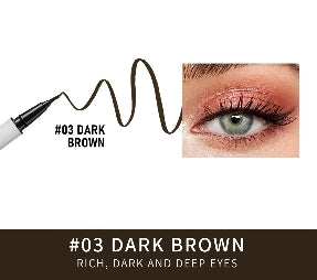 Long-lasting smooth matte finish  water-resistant and stain-resistant liquid eyeliner pen eye makeup eyeliner cosmetic product