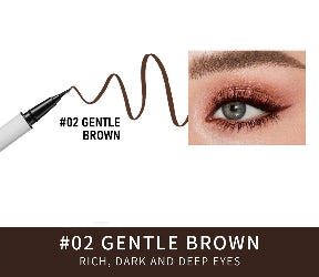 Long-lasting smooth matte finish  water-resistant and stain-resistant liquid eyeliner pen eye makeup eyeliner cosmetic product