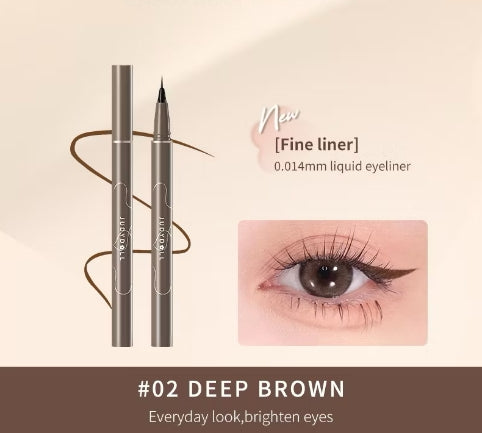 Liquid Eyeliner  Ultra Fine Liquid Eyeliner Waterproof with Smooth Strong Fibres  Smudge-proof Longwearing  Smooth