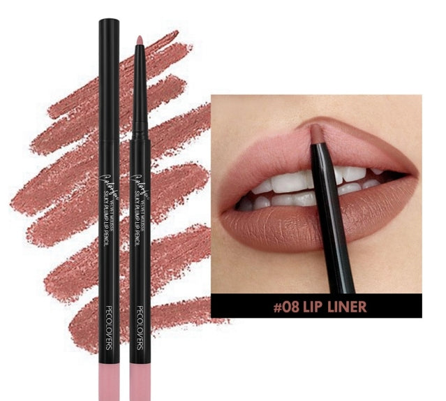 Matte Lip Liner Lipstick Waterproof Non-stick Cup Natural Long-lasting Lipstick Multi-color Lip Cosmetics Lip Pencil