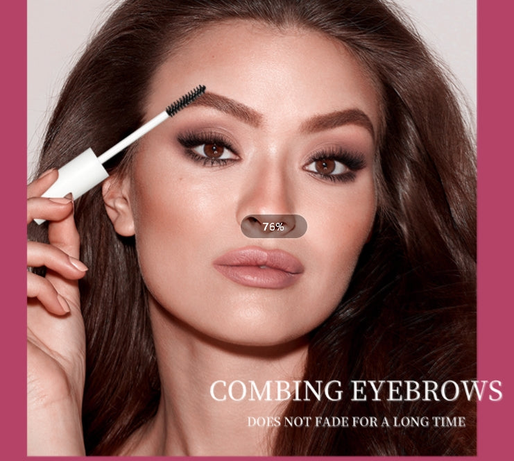 Transparent Eyebrow Pomade Brow Natural Waterproof Long Lasting Creamy Texture Tinted Sculpted Brow Gel Set With Brush