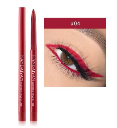 Option Matte Eyeliner Gel Pencil Easy to Wear Colorful White Yellow Blue Eye Liner Pen Cream Makeup Cosmetics