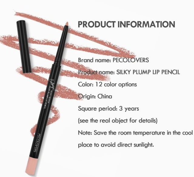 Matte Lip Liner Lipstick Waterproof Non-stick Cup Natural Long-lasting Lipstick Multi-color Lip Cosmetics Lip Pencil