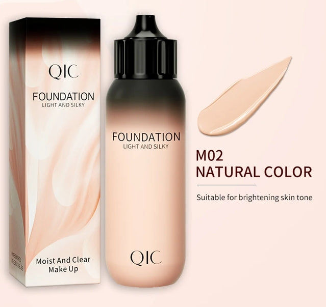 30ml Liquid Foundation Cream Waterproof Oil-control Cover Acne Base Cream Makeup Moisturize Matte Concealer Cosmetic