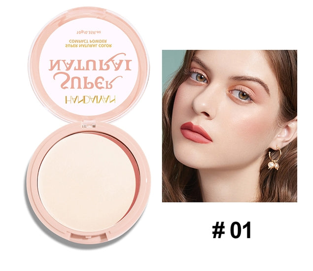Lasting Oil Control Pressed Powder Bronzer Natural Brighten Waterproof Nude Setting Loose Translucent Powder Dupes Makeup Women