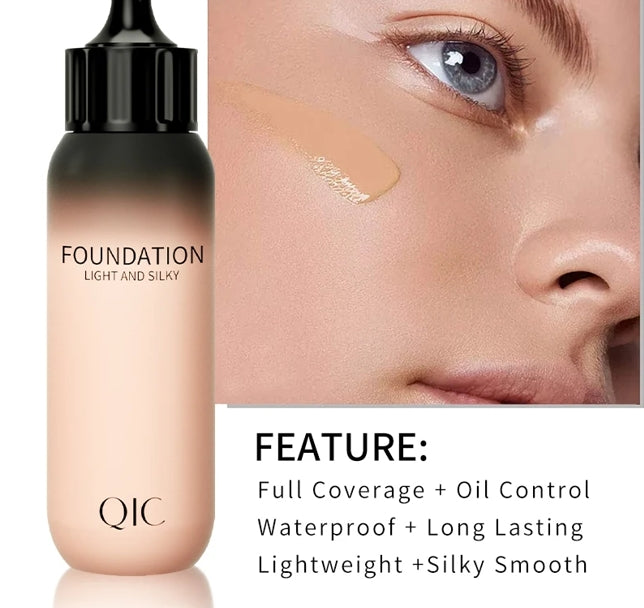 30ml Liquid Foundation Cream Waterproof Oil-control Cover Acne Base Cream Makeup Moisturize Matte Concealer Cosmetic