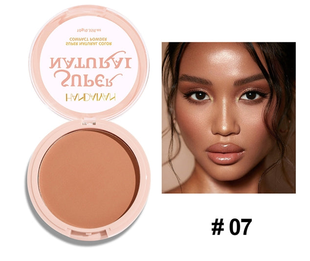 Lasting Oil Control Pressed Powder Bronzer Natural Brighten Waterproof Nude Setting Loose Translucent Powder Dupes Makeup Women