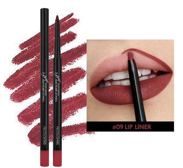 Matte Lip Liner Lipstick Waterproof Non-stick Cup Natural Long-lasting Lipstick Multi-color Lip Cosmetics Lip Pencil