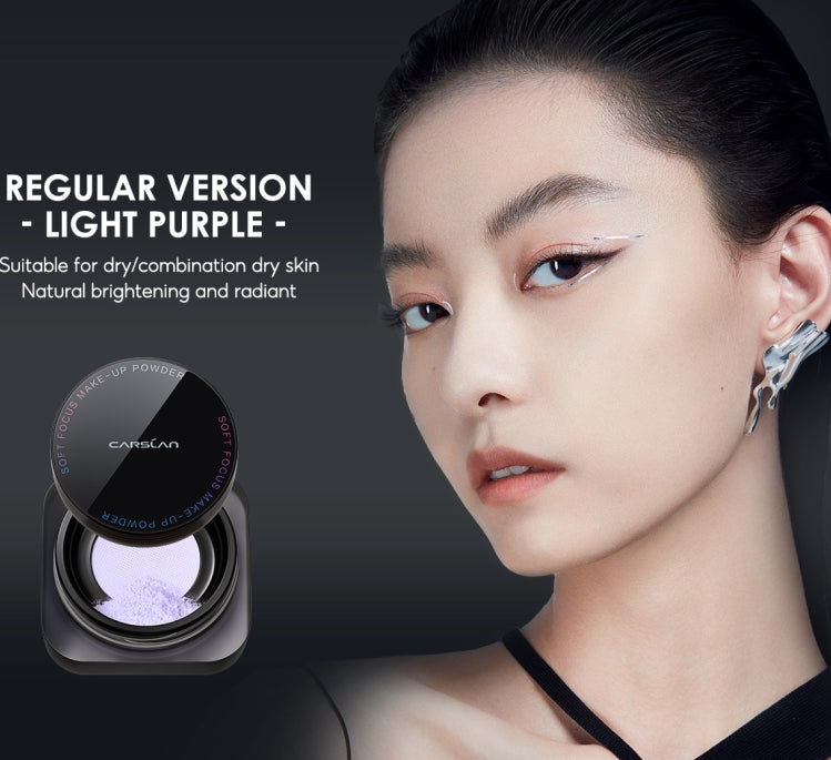 Black Magnetic Translucent Loose Setting Powder Makeup Waterproof Long Lasting Matte Oil Control Finishing Face Powder