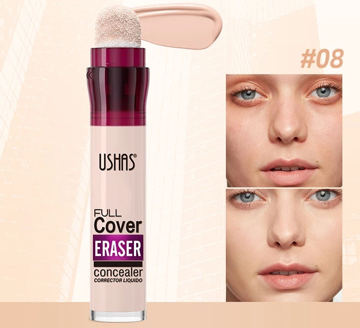 12color Sponge Head Concealer For Dark Circles Tears Freckles Corrector Acne High-end Makeup Natural Skin Makeup Cosmetics