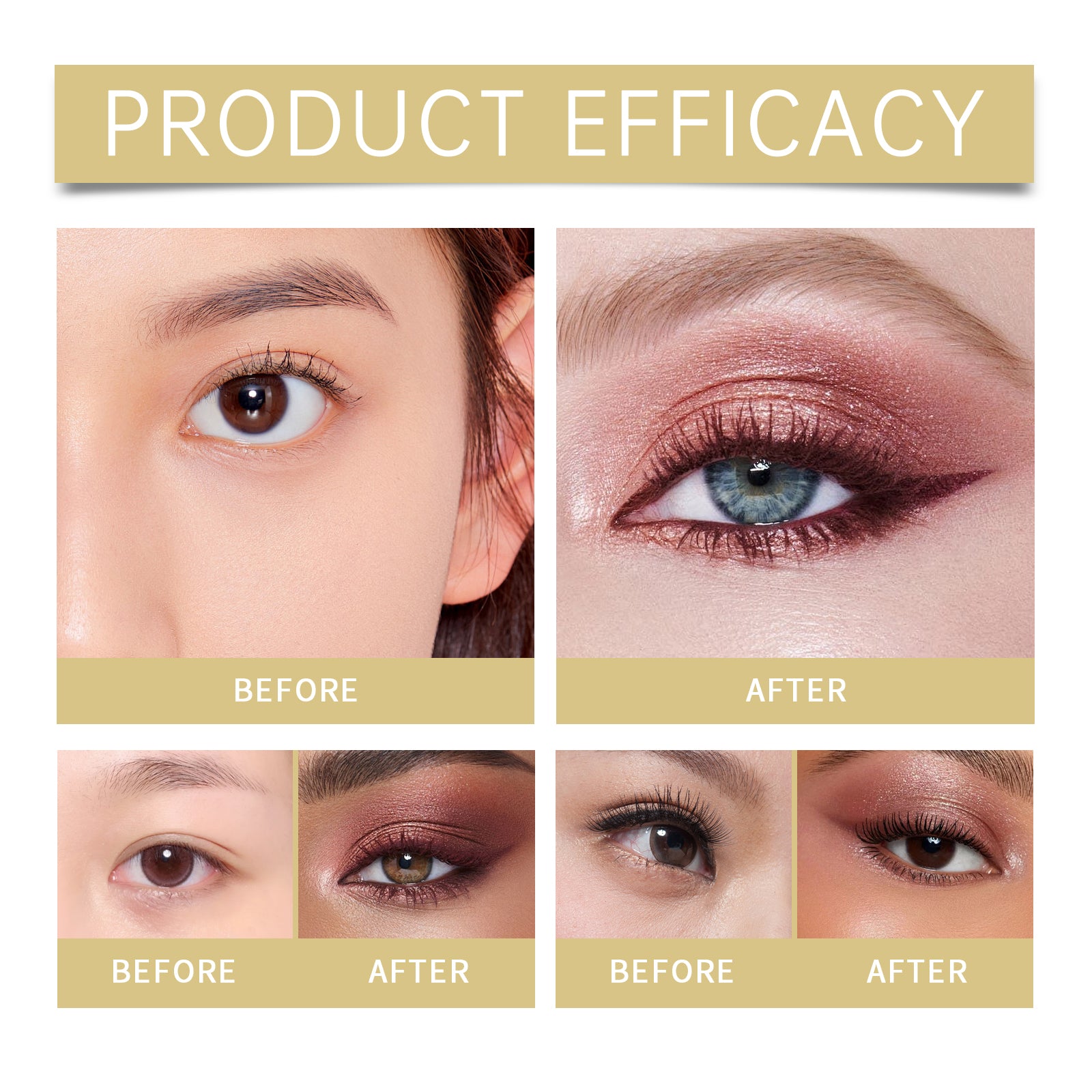 Double Head Eyeshadow Pencil Lasting Eye Makeup Non-sticky Smoothing Shiny Enhance Color Good Cover Eyeshadow