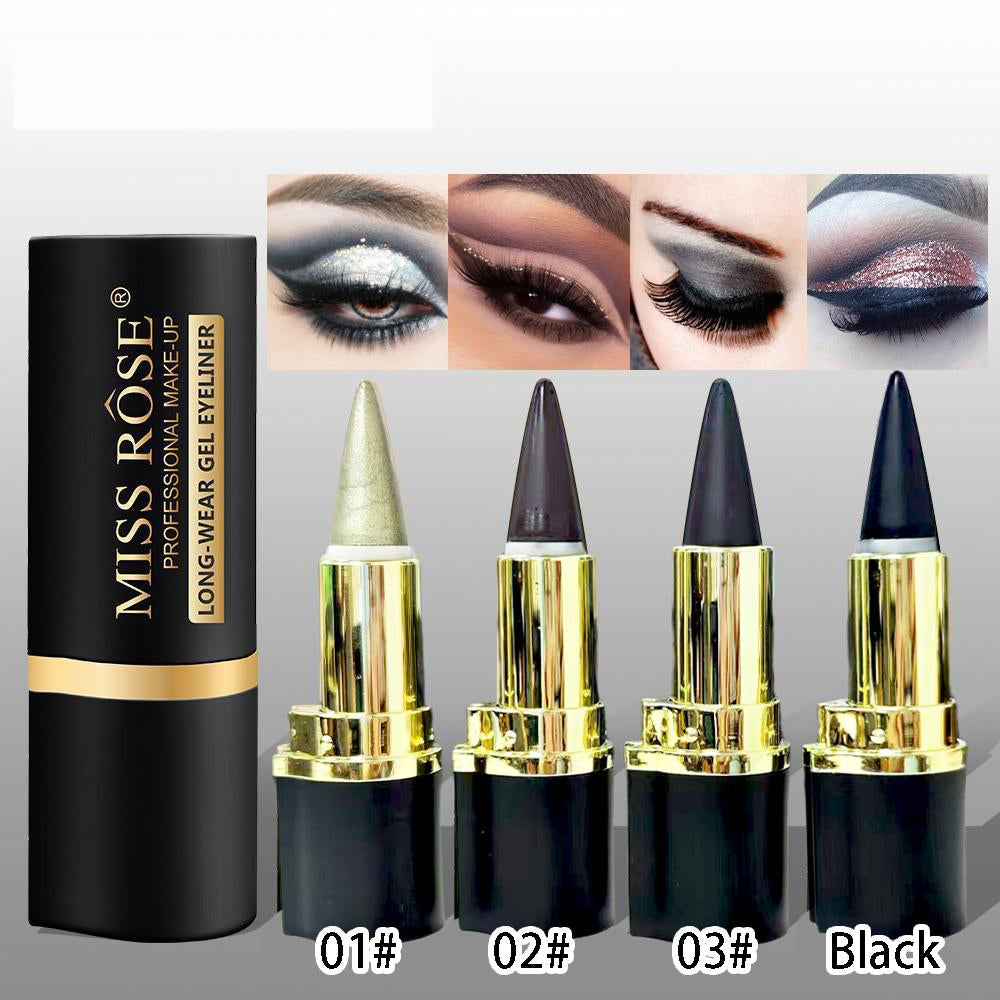 4 Pack Waterproof Eyeliner Pencils Long-Lasting Makeup Eye Liner Cosmetic for Smokey Eyes Ideal for Sensitive Skin
