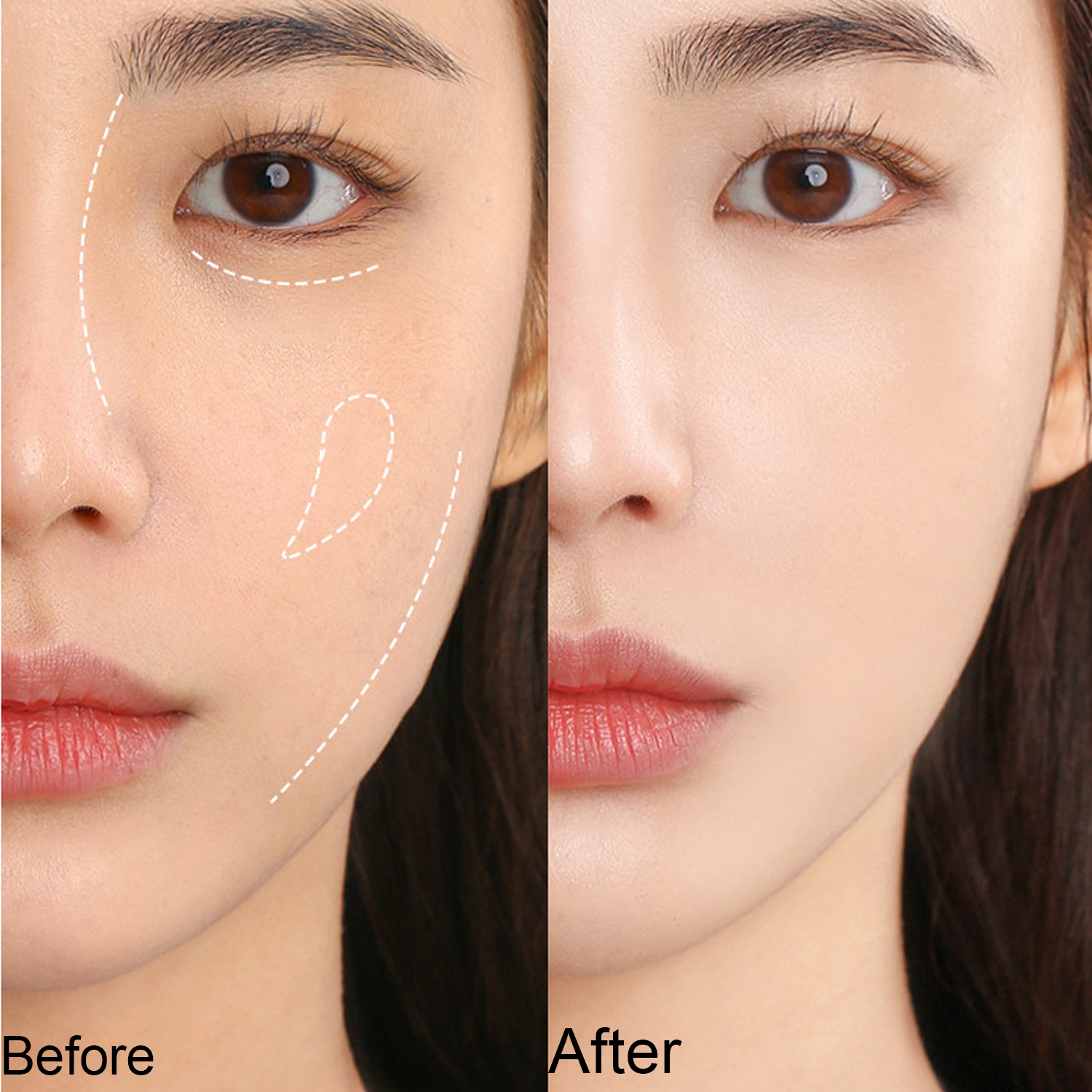 Four-Color Concealer Cream Moisturizing Concealer for Dark Circles,Brightening,Multi-Color Contouring,Foundation Cream