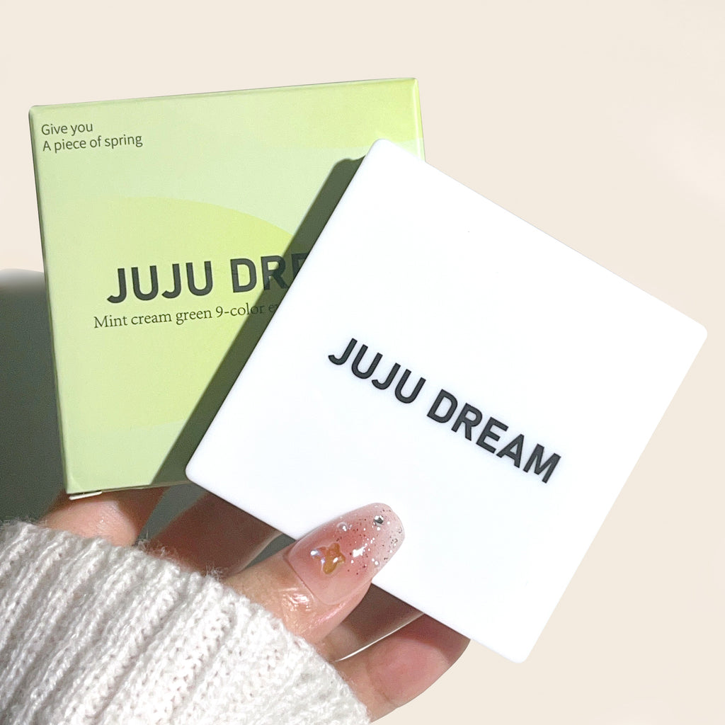 Korean Avocado Cream Eyeshadow Makeup – 9 Colors of Brightening & Shimmering Shades