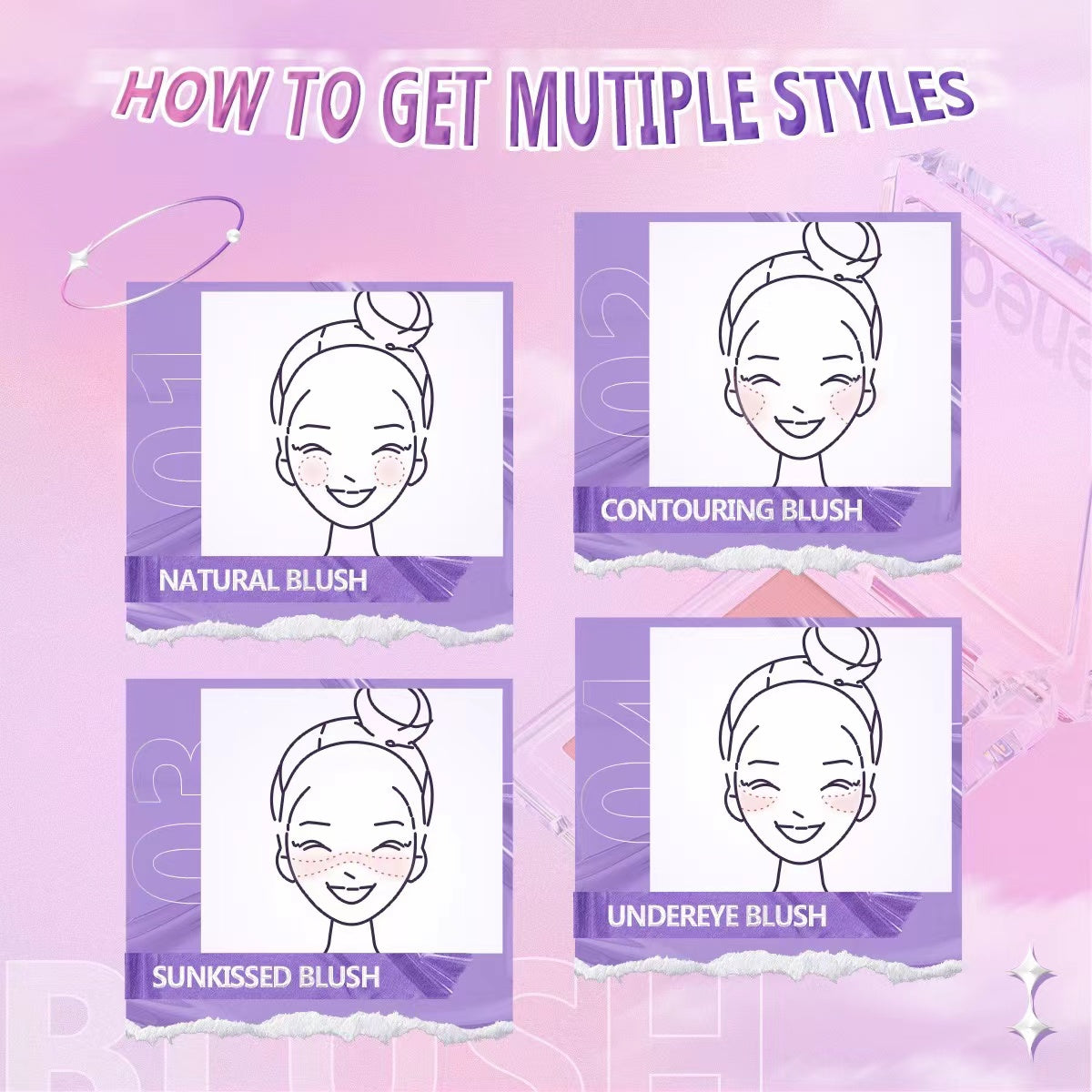 Sweet & Natural Blush – Brightening & Contouring for Daily Makeup