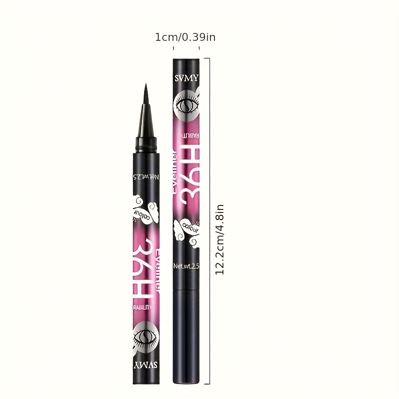 5/10pcs Black waterproof and sweat-proof eyeliner pencil set  long-lasting and non-smudging beginners perfect gift for beginners
