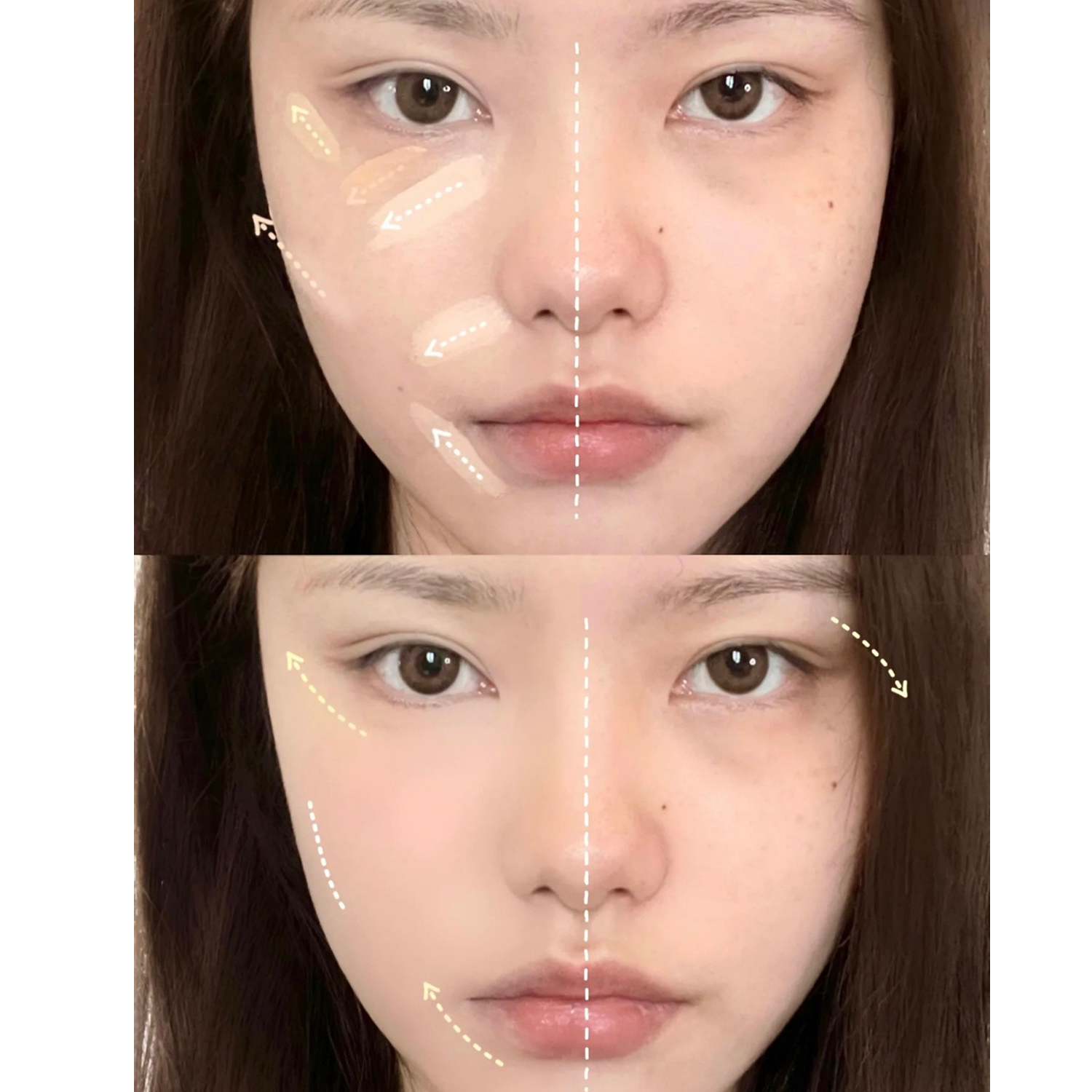 Four-Color Concealer Cream Moisturizing Concealer for Dark Circles,Brightening,Multi-Color Contouring,Foundation Cream