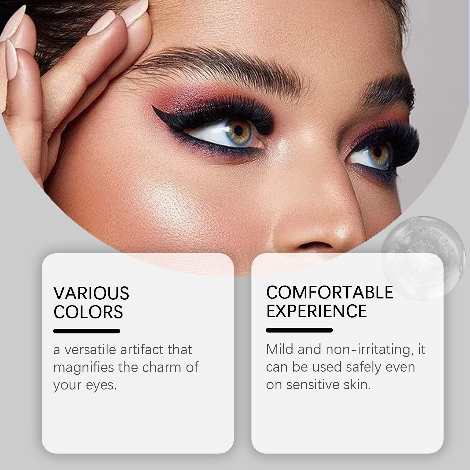 Multi Color Eyeliner Gentle Eye Makeup Non-irritating Lasting Eyeliner Waterproof Mild Portable Makeup Eyeliner