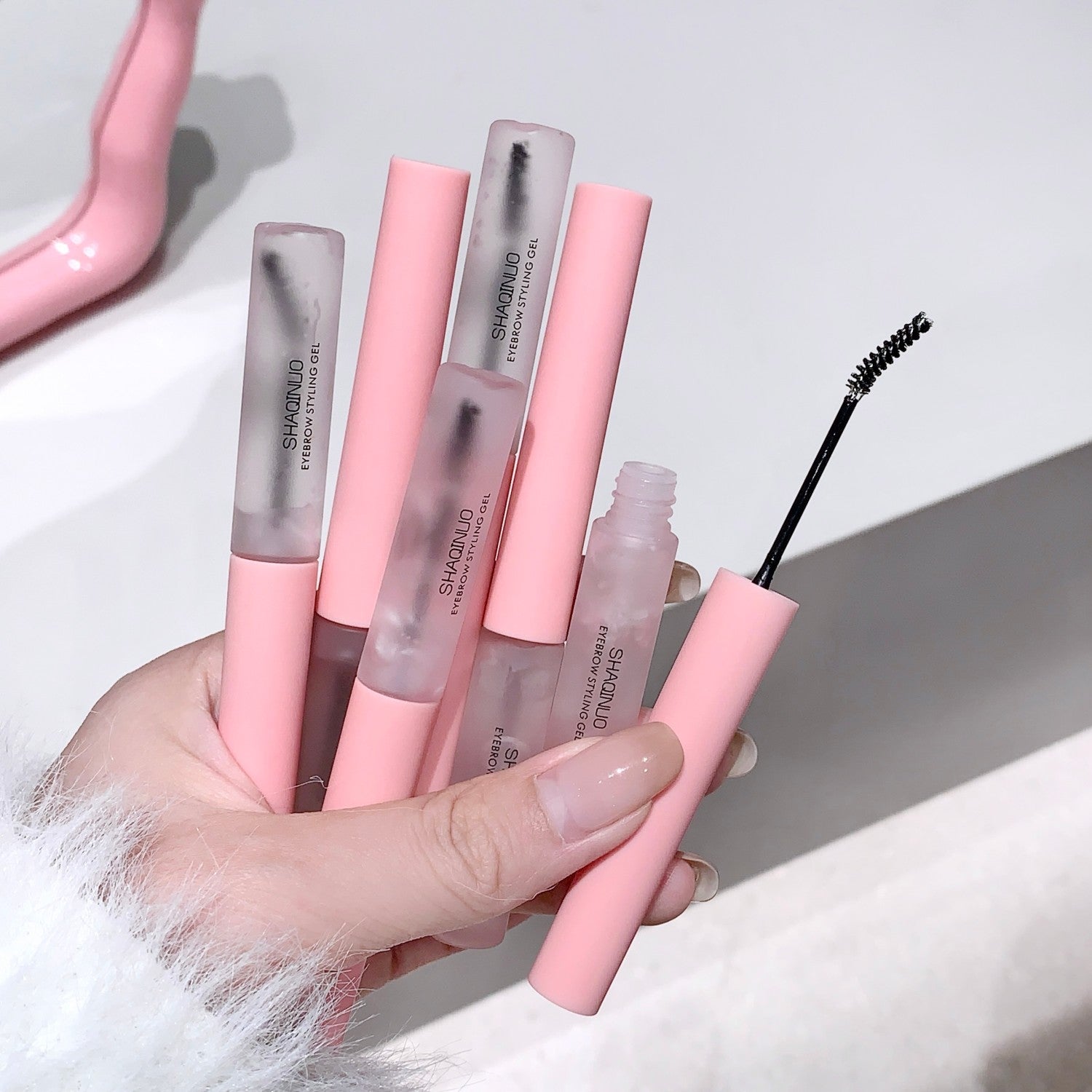 3D Eyebrow Gel Wild Eyebrow Setting Cream Eyebrow Makeup Styling Glue Silky Transparent Water Feeling Texture