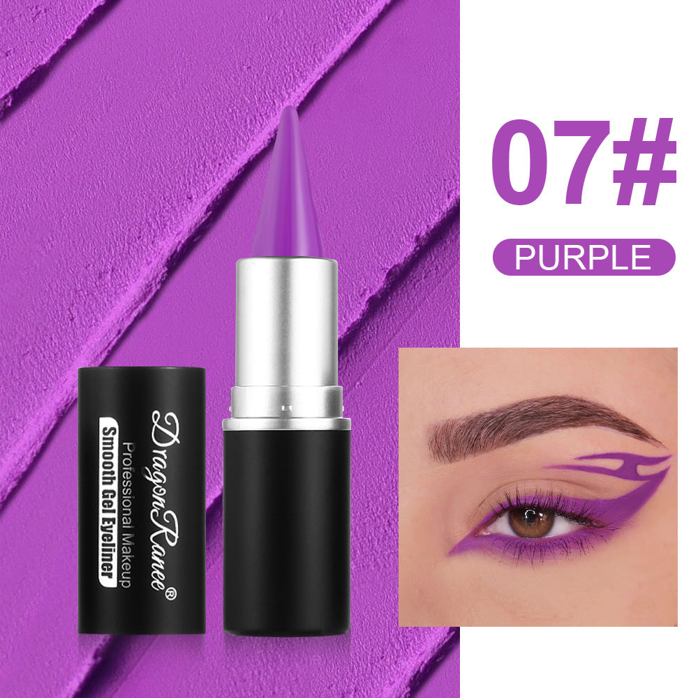 12color Matte Eyeliner Pencil & Solid Gel | Smudge-Proof Long-Lasting Formula | Easy to Apply for Precise lipstick-1
