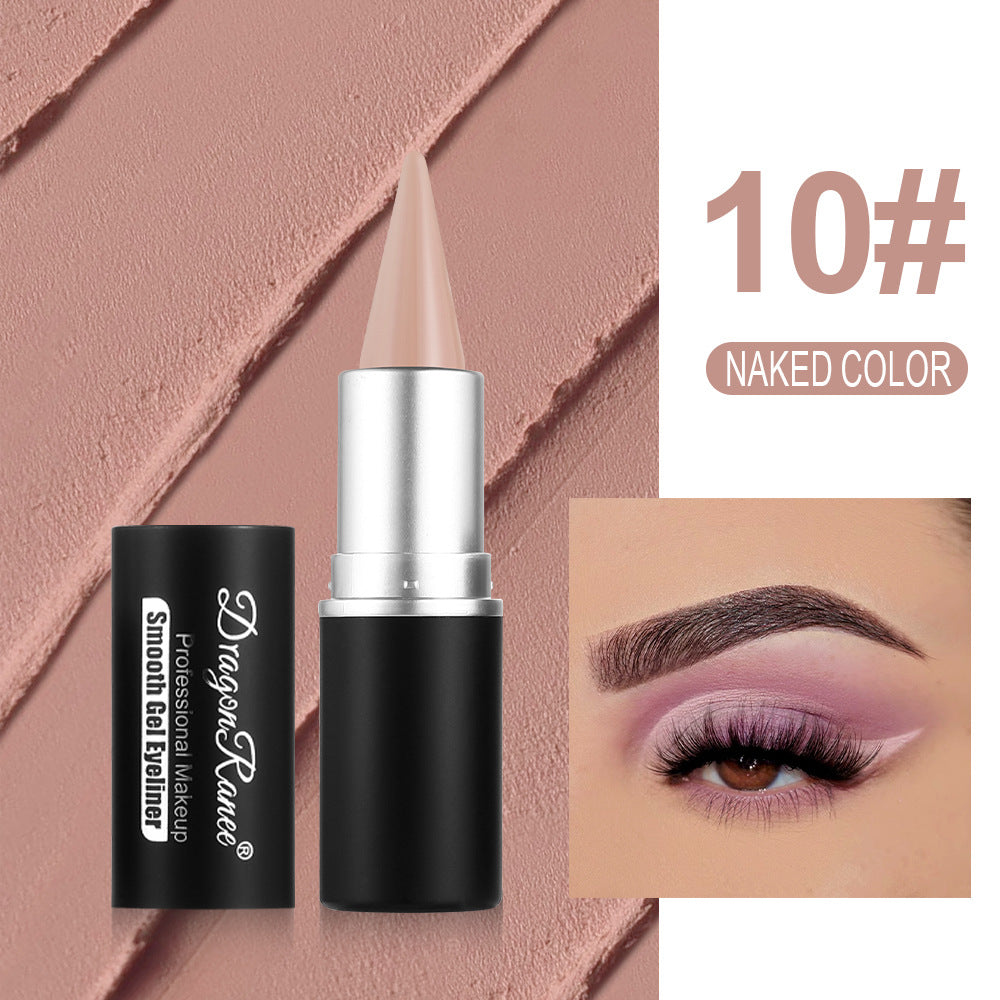 12color Matte Eyeliner Pencil & Solid Gel | Smudge-Proof Long-Lasting Formula | Easy to Apply for Precise lipstick-1