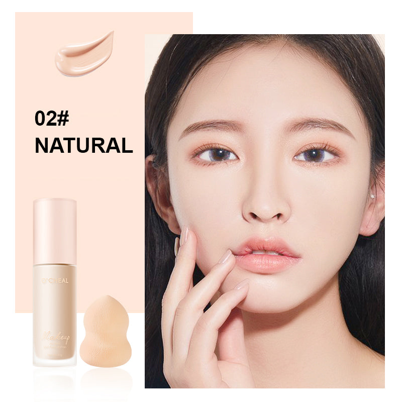 BB Cream Cushion Compact Make Up Foundation Concealer Cream with Face Cosmetics Makeup Puff