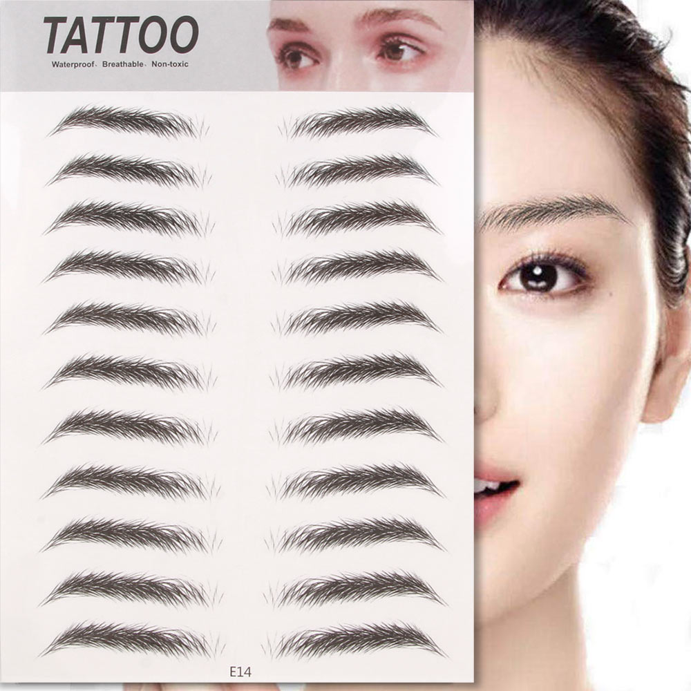 Complete professional Eyebrow Powder Stamp Shaping Kit makeup brushes eyebrow paint eyebrow pencil Eye Brows Stencil