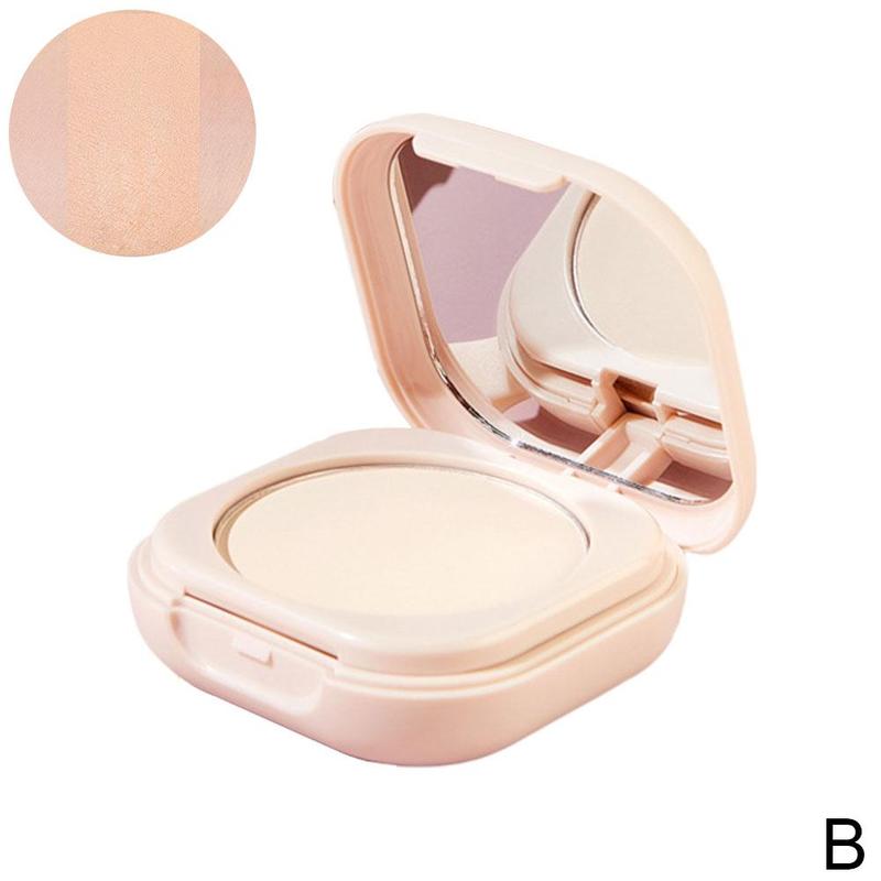 Korean Loose Powder Full Brightening Concealer Mineral Face Foundation Cosmetics Lasting Makeup Powder Compact Powder Pressed