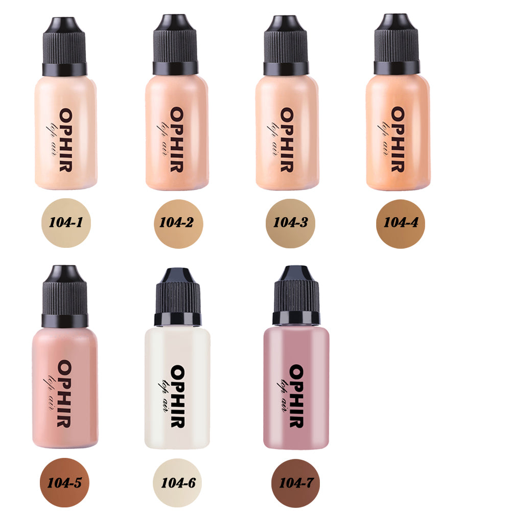 Airbrush Makeup Foundation Inks 3 Colors Air Foundation for Face Paint Make-up Salon Cosmetic Makeup Pigment_TA104(2-4-5)